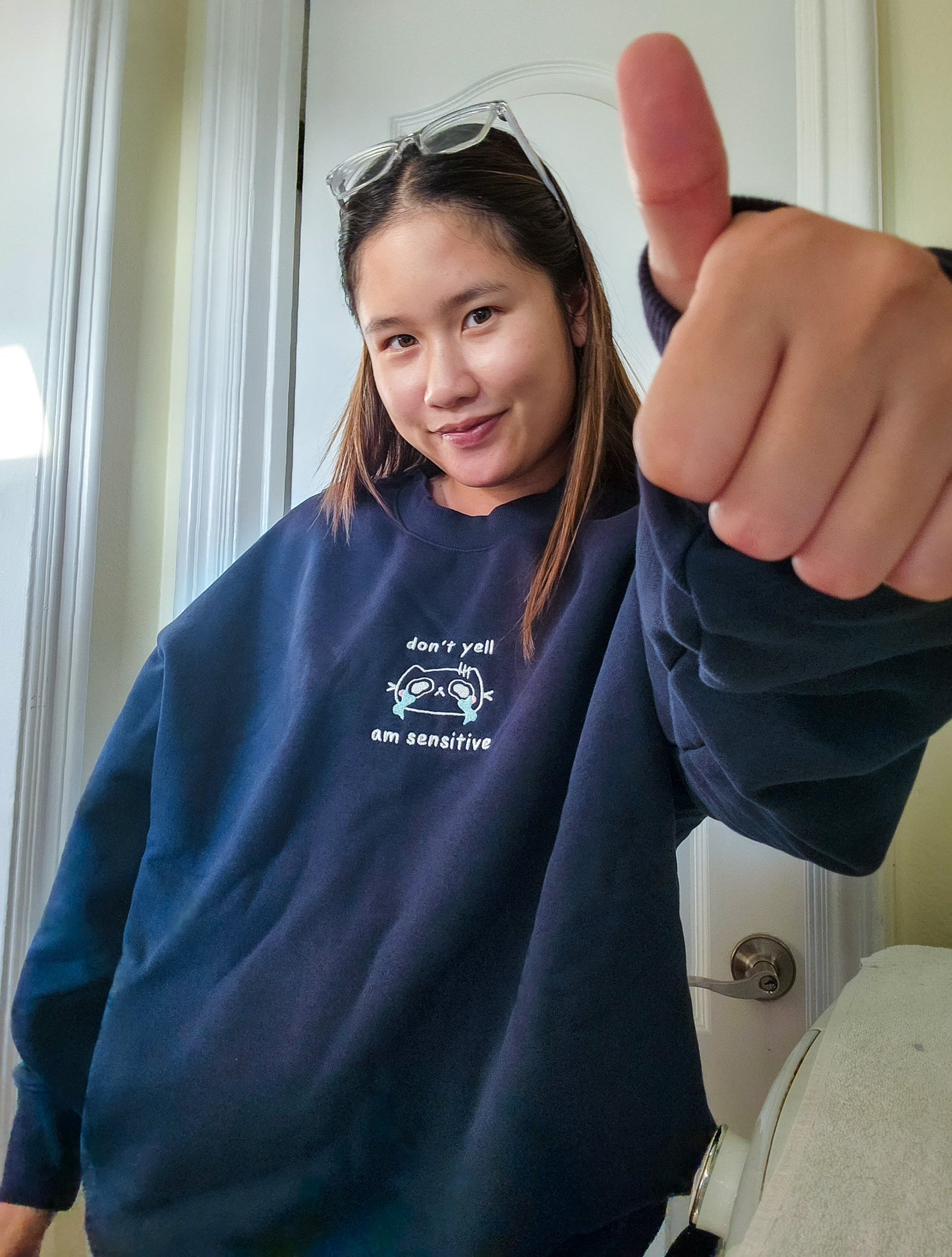 Don't Yell, Am Sensitive Crewneck