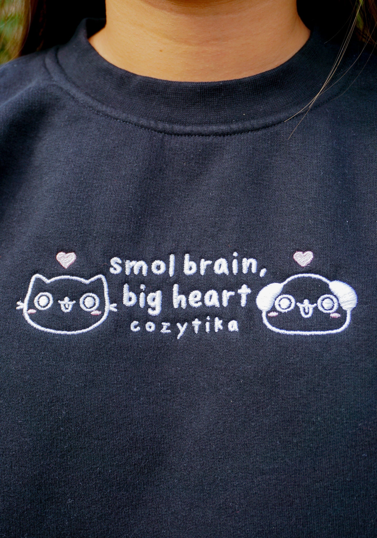 Smol Brain, Big Heart Crewneck