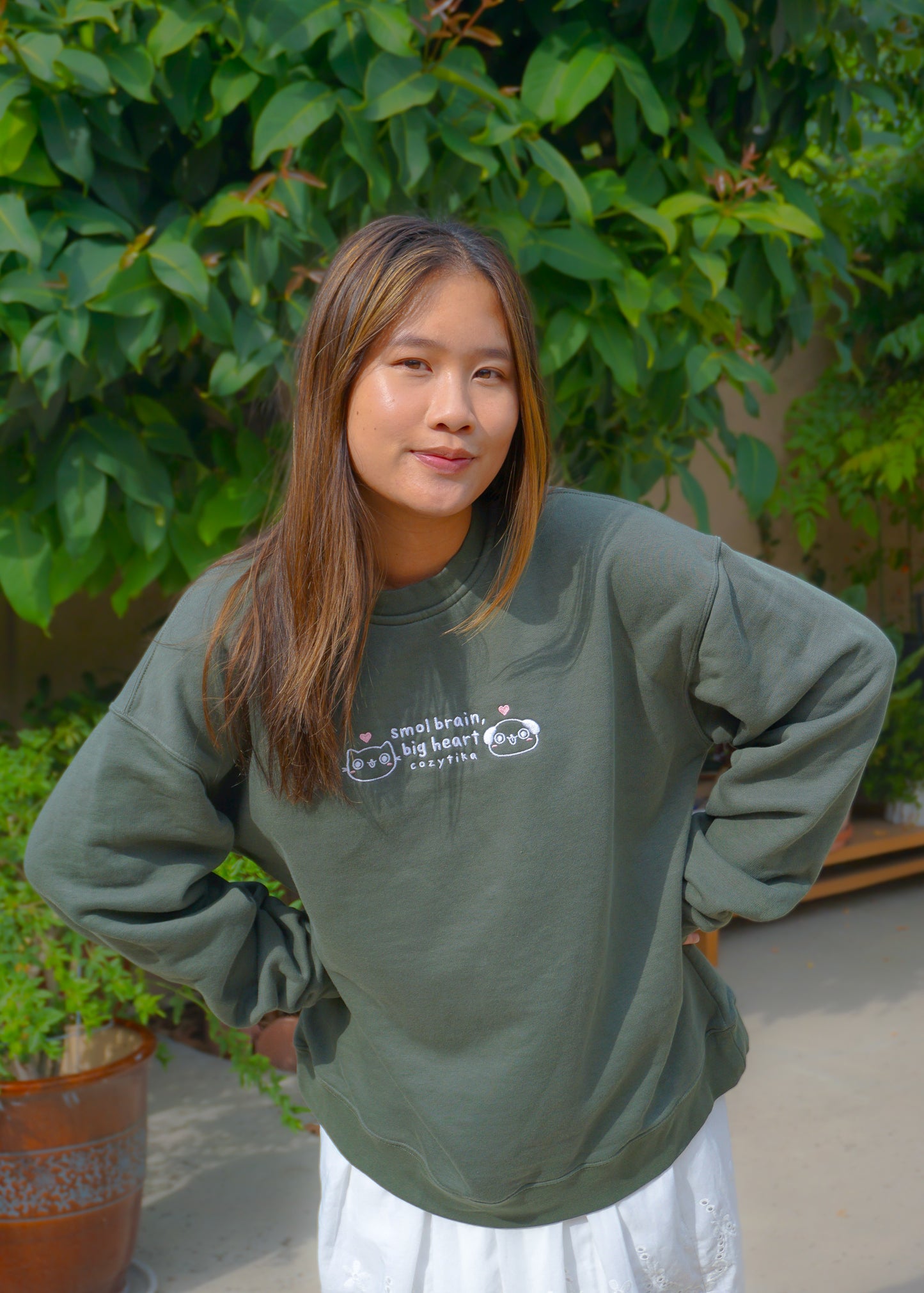 Smol Brain, Big Heart Crewneck