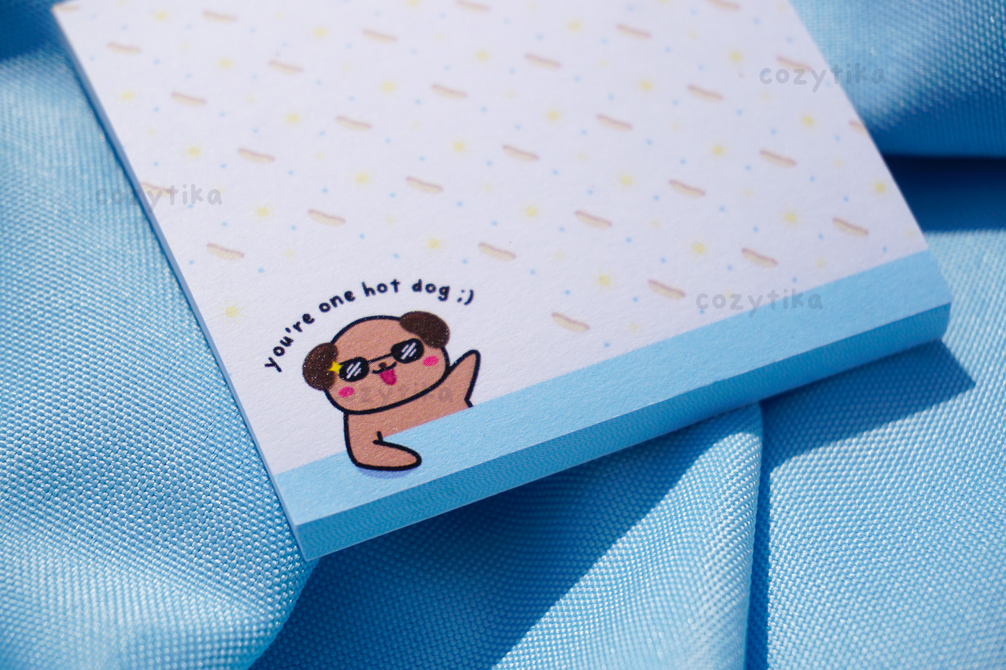 Chubs Hot Dog Adhesive Notepad