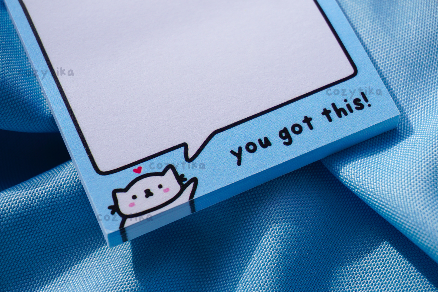 Neko You Got This! Adhesive Notepad