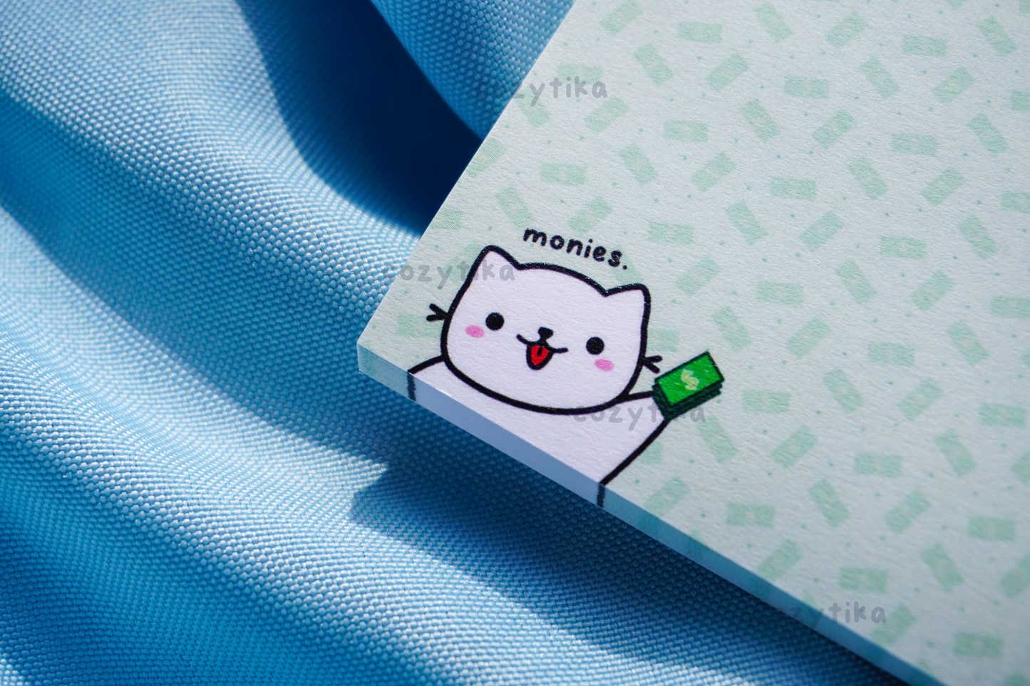 Neko Monies Adhesive Notepad