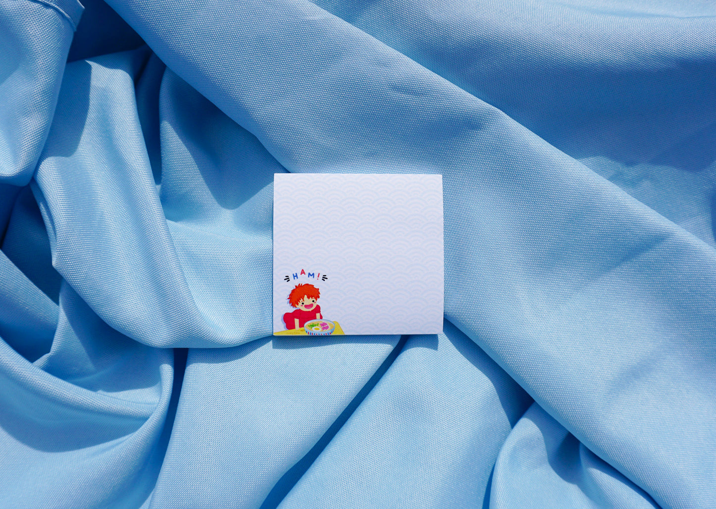 Ponyo Ham Adhesive Notepad