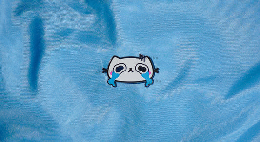 Neko Crying Enamel Pin