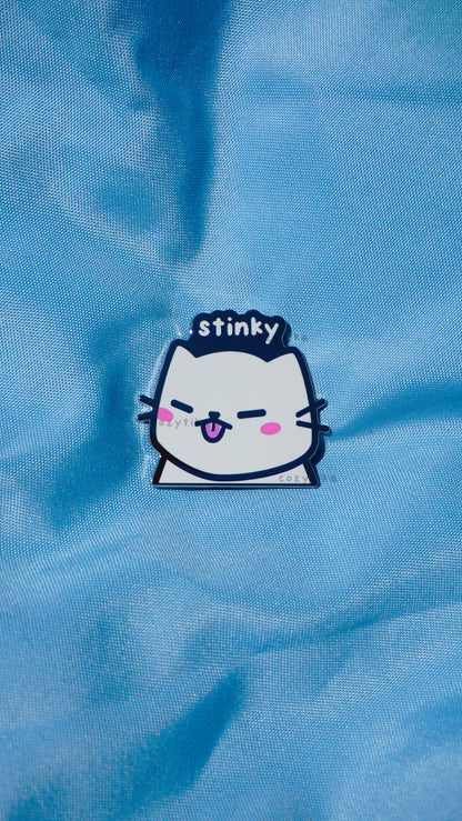 Neko Stinky Enamel Pin