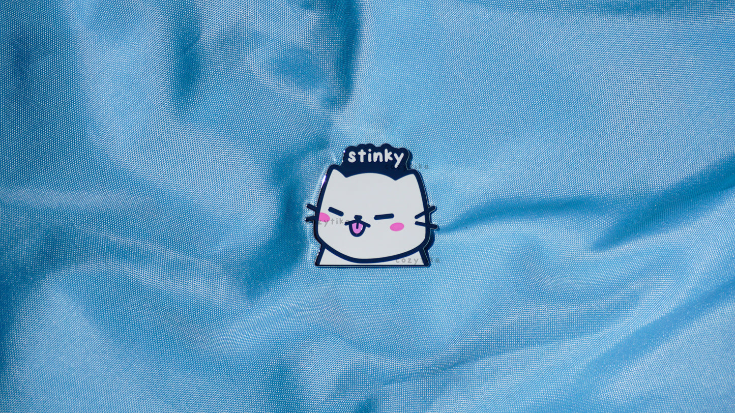 Neko Stinky Enamel Pin