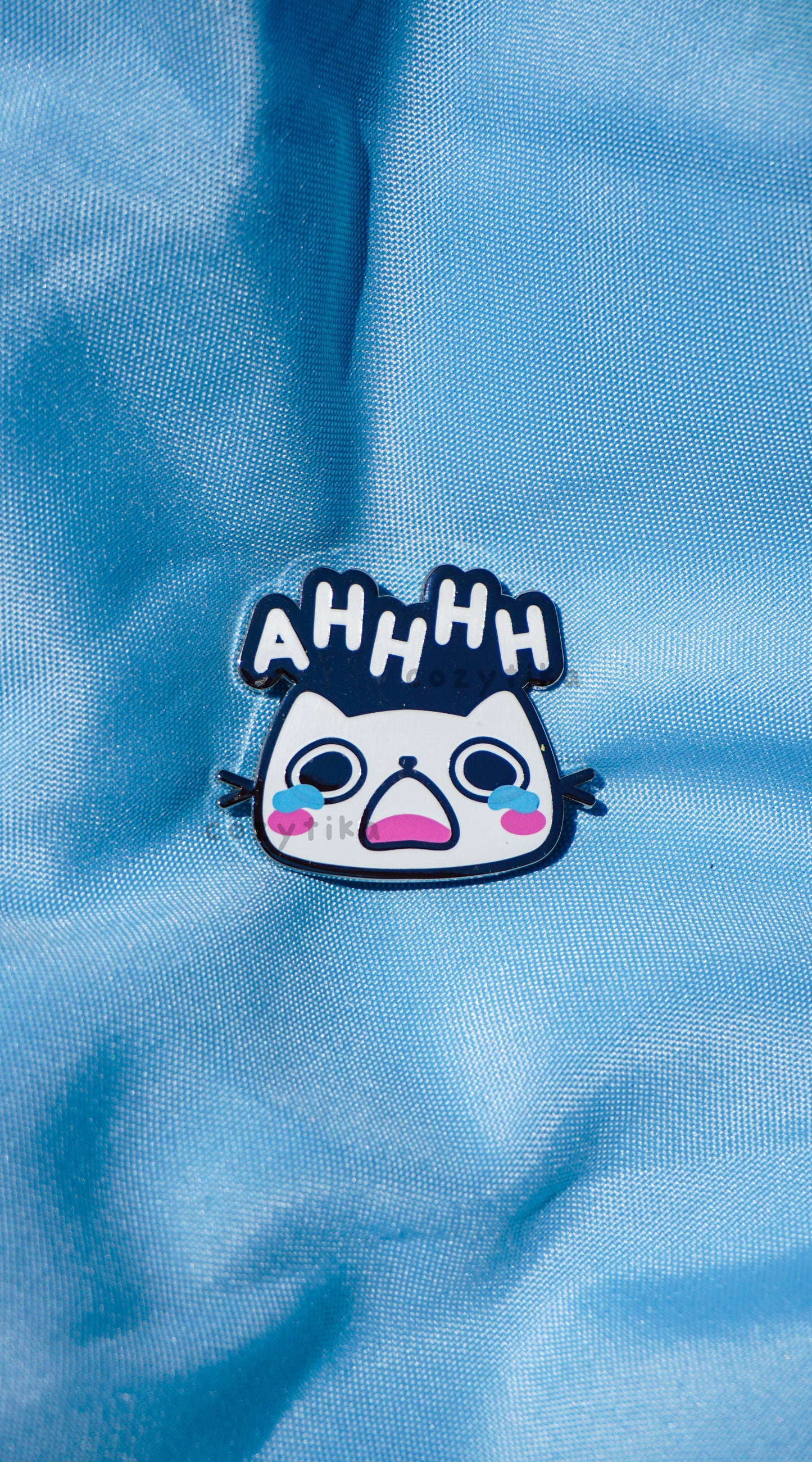 Neko AHHH Enamel Pin