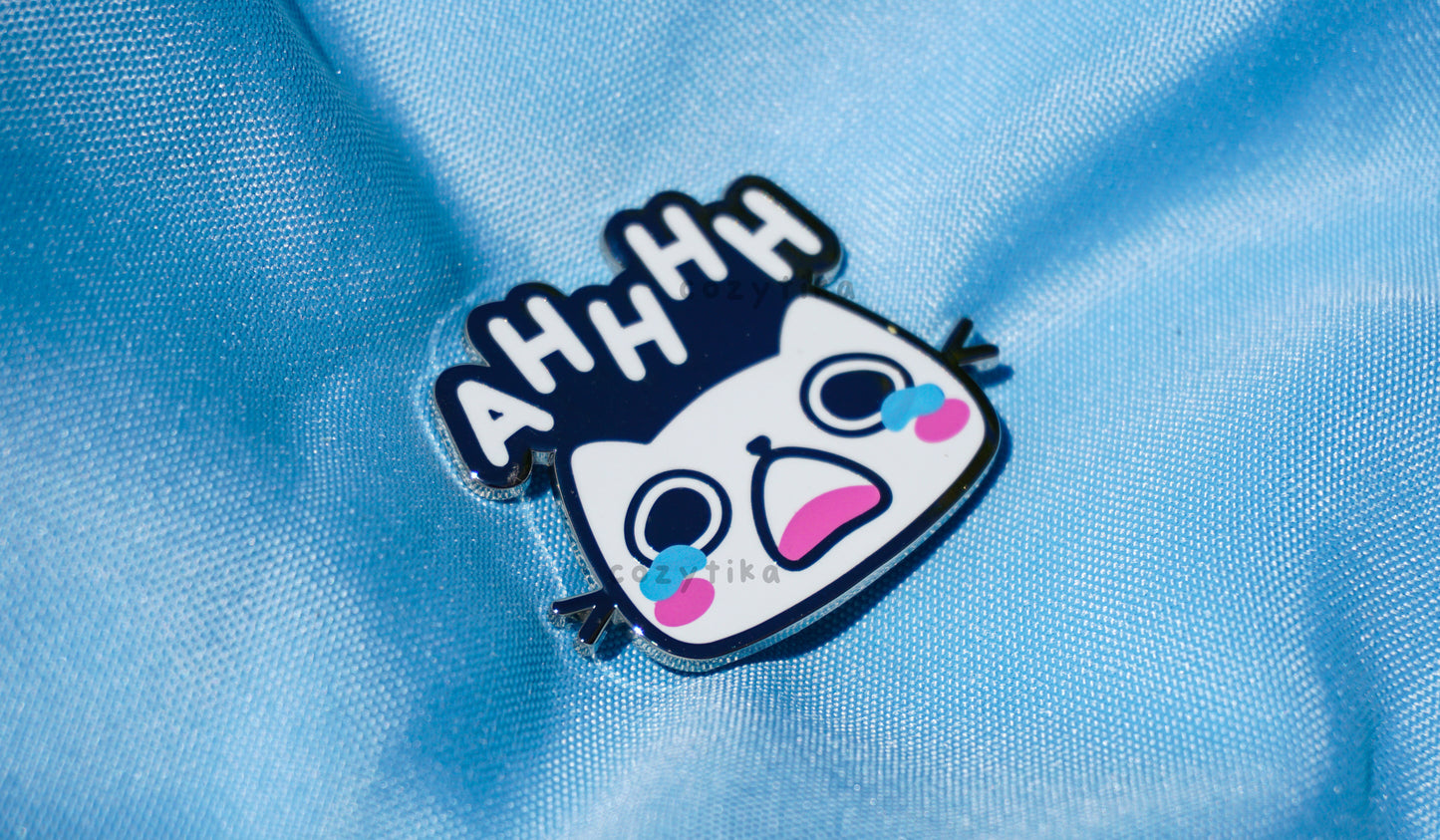 Neko AHHH Enamel Pin