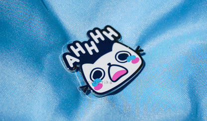 Neko AHHH Enamel Pin