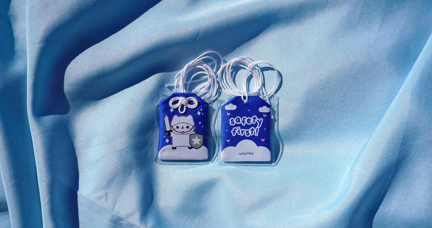 Safety First Neko Omamori