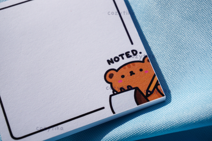 Bear Noted Adhesive Notepad