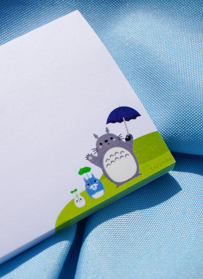 Totoro Grow Adhesive Notepad