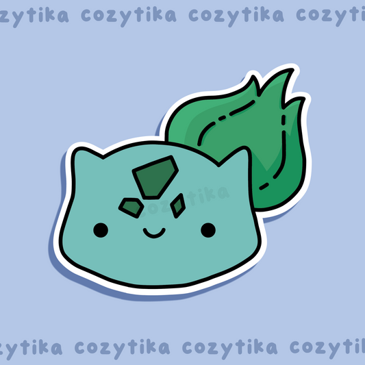Bulbasaur sticker graphic